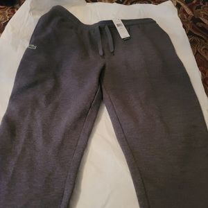 Lacoste sweat pants.